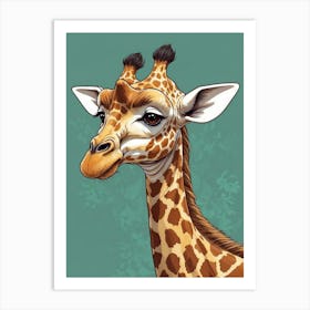 Giraffe 10 Art Print