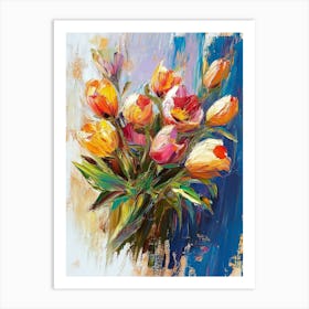 Bouquet Of Tulips Art Print