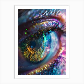 Colorful Eye 1 Art Print