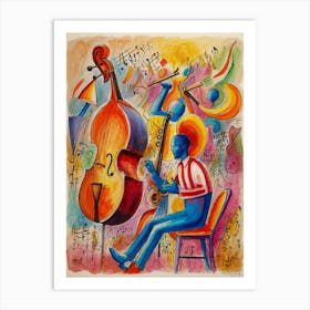 Jazz Musician Art Print