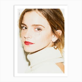 Emma Watson Beauty Art Print