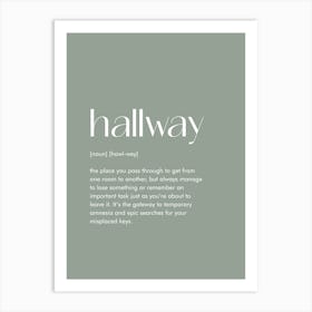 Hallway Definition Prints 02 Art Print