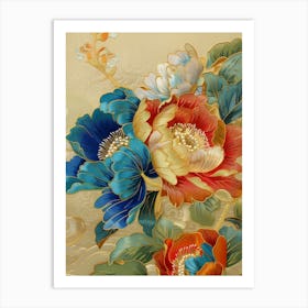 Chinese Flower Painting 97 Art Print