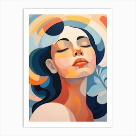 Abstract Of A Woman 25 Art Print