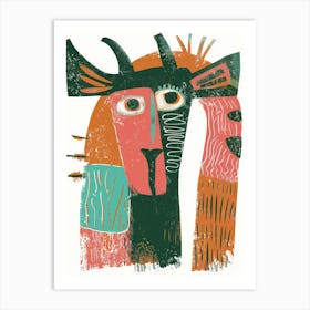 Goat Head 3 Art Print