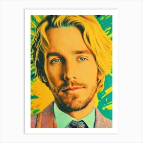 Troy Baker Colourful Pop Movies Art Movies Art Print