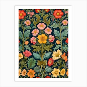 William Morris Floral Tapestry Art Print