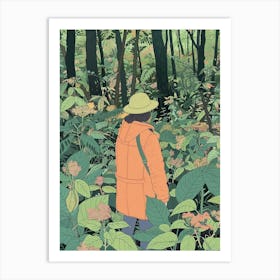 In The Garden Bois Des Moutiers France 3 Art Print