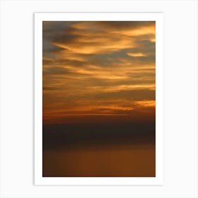 Sunset Over The Ocean 62 Art Print