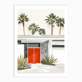 Palm Springs Home 2 Art Print