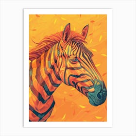 Zebra 36 Art Print