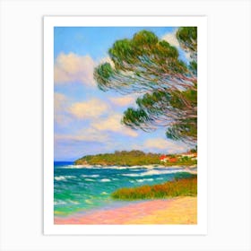 Rainbow Bay Beach Australia Monet Style Art Print