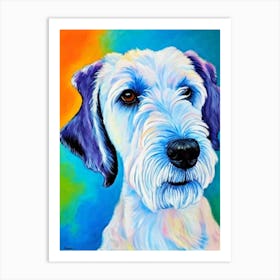 Standard Schnauzer Fauvist Style Dog Art Print