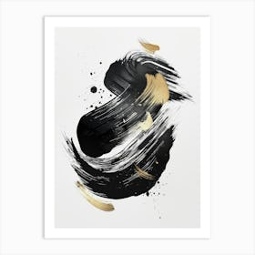 Black And Gold Canvas Print 31 Art Print