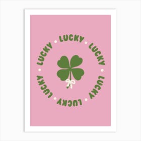 Lucky Girl Art Print