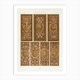 Renaissance Pattern, Albert Racine (19) Art Print