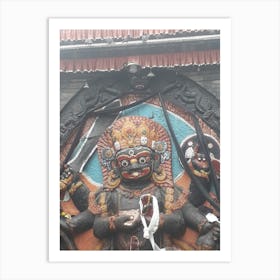 Bhairava By Binod Dawadi Art Print