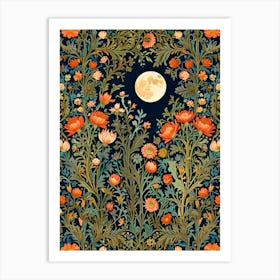 William Morris Floral Wallpaper 2 Art Print