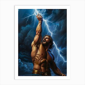 God Of Thunder 1 Art Print