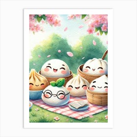 Chinese Dumplings 1 Art Print