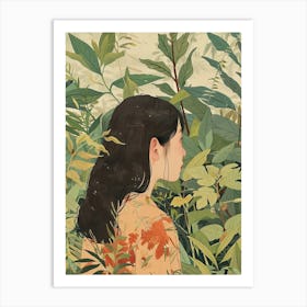 In The Garden Kairakuen Japan 1 Art Print