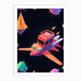 Spaceship 6 Art Print