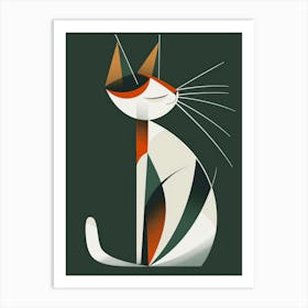 Abstract Cat 5 Art Print