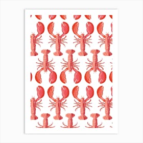 Pod Of Lobsters Art Print
