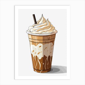 Iced Coffee Art Print