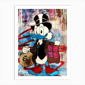 Donald Duck Art Print