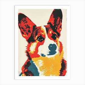 Corgi Art Print