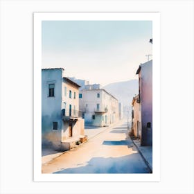 Street In Valencia Art Print