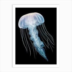 Sea Nettle Jellyfish Ocean Realistic 5 Art Print
