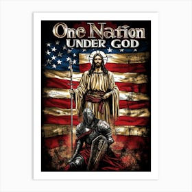 One Nation Under God Art Print