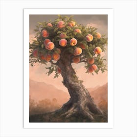 Peach Tree 2 Art Print