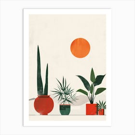 Potted Plants 32 Art Print