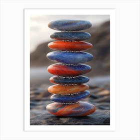 Stack Of Stones 1 Art Print