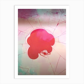 Girl with Broken Art Print