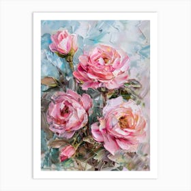 Pink Roses 17 Art Print