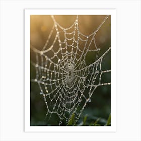 Spider Web Art Print