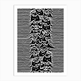 Cats And Waves Joy Division Art Print