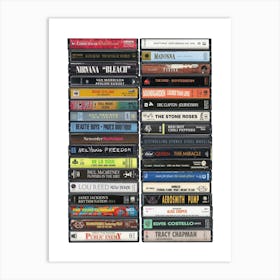 1989 Music - Cassette Print - Born in '89 Art Print