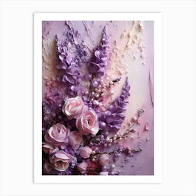 Lilac Flowers 1 Art Print