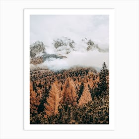 Dolomite Mountains Art Print