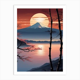 Mt Fuji  Print Art Print