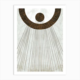 Circle Of Light, Bauhaus Art Print