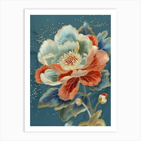 Chinese Flower Art Print