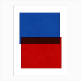 Modern and conceptual geometric 1 Art Print