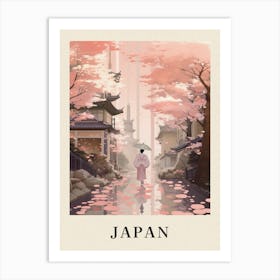 Vintage Travel Poster Japan 3 Art Print