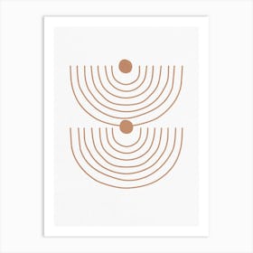 Lines and Shapes - L01 Art Print